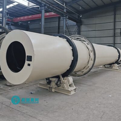 Paper And Plastic Waste Rotary Drum Dryer 1TPH-100TPH Industrial Rotary Dryer