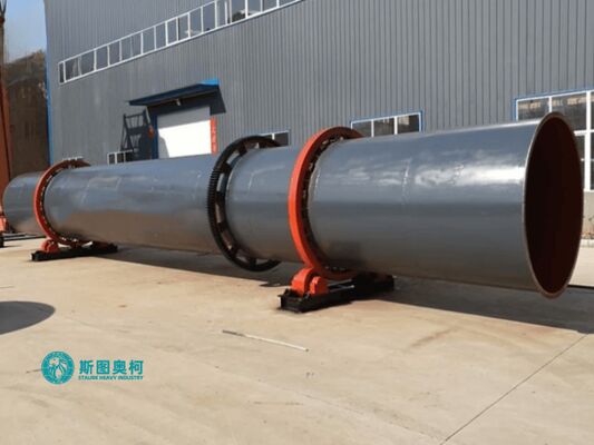 Kaolin Drying And Calcining Equipment 10TPH - 14TPH Industrial Rotary Dryer